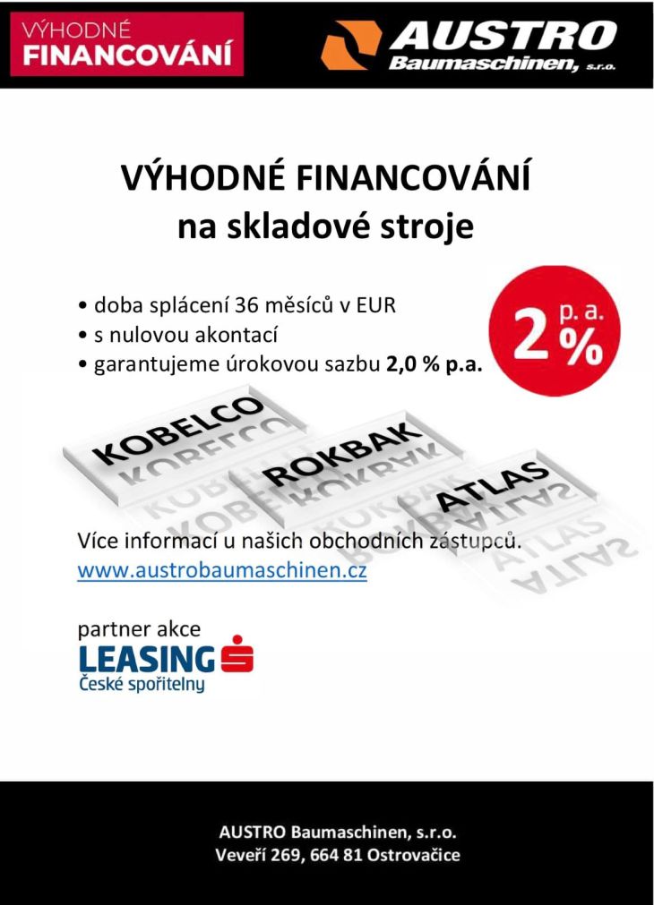 Leasing české spořitelny v EUR austro