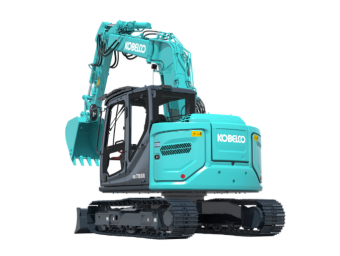 Kobelco SK75SR-7 SD offset boom