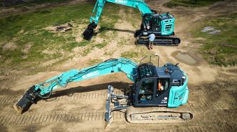 KOBELCO rypadla ve firmě AKUPI CB s.r.o.