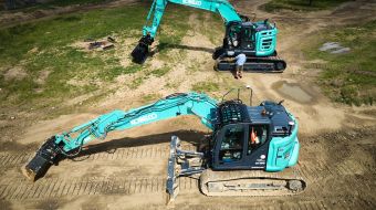 KOBELCO rypadla ve firmě AKUPI CB s.r.o.