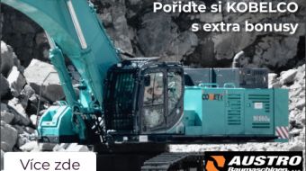 KOBELCO excavators with above-standard advantages
